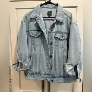 Wild Fable Oversized Light Blue Denim Jacket